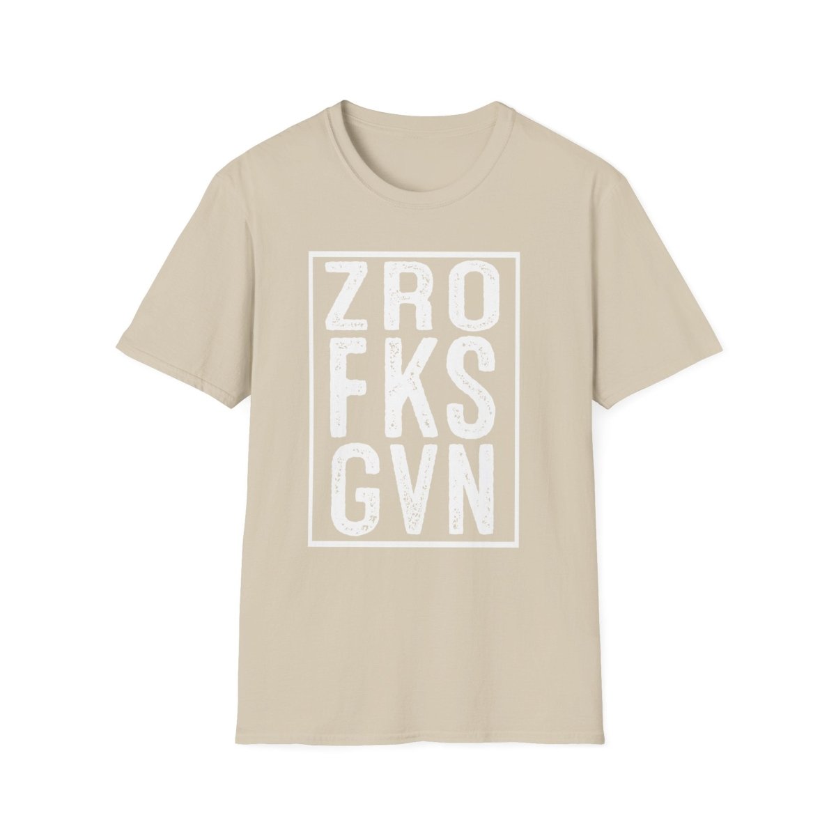 Zro Fks Gvn Unisex Softstyle T-Shirt