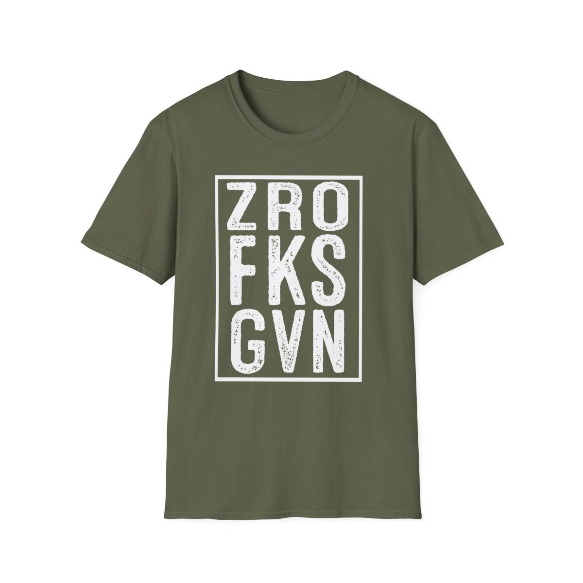 Zro Fks Gvn Unisex Softstyle T-Shirt