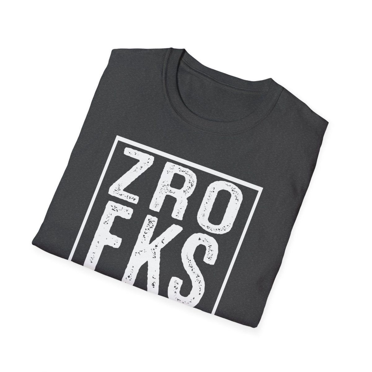 Zro Fks Gvn Unisex Softstyle T-Shirt