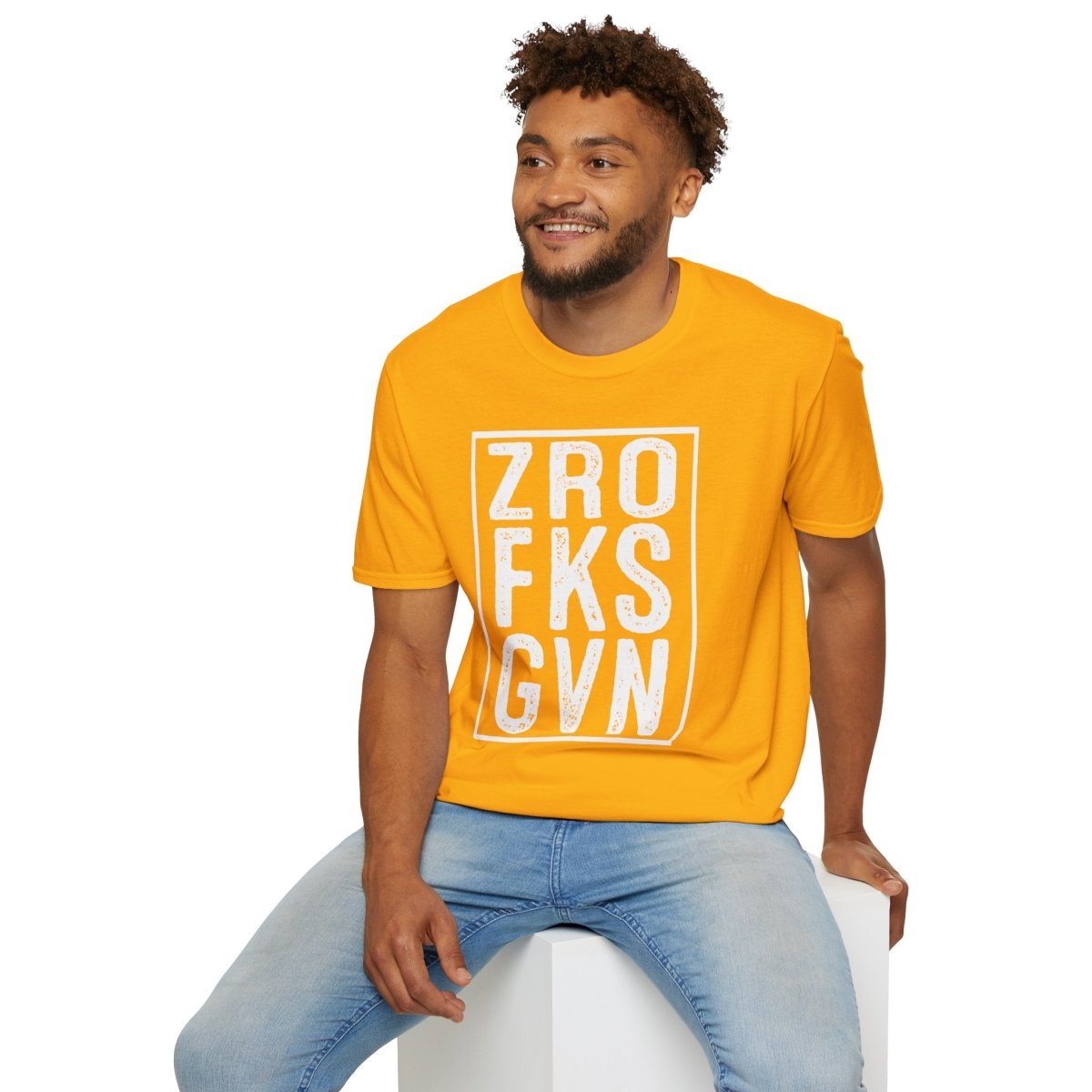 Zro Fks Gvn Unisex Softstyle T-Shirt