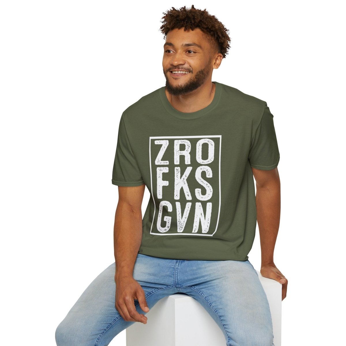 Zro Fks Gvn Unisex Softstyle T-Shirt