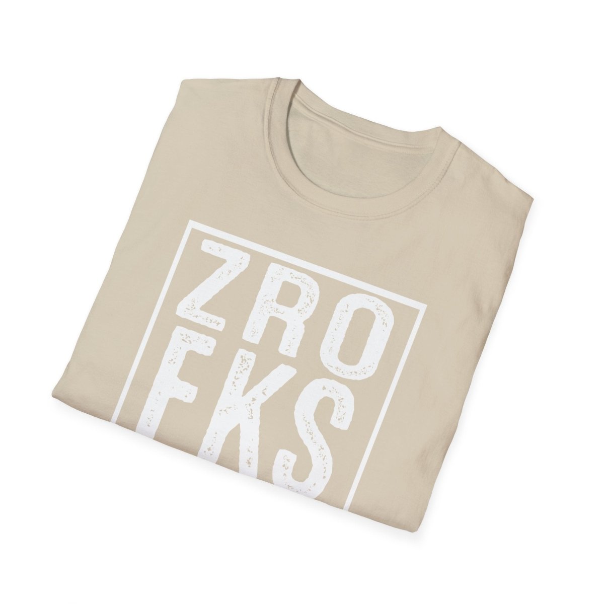 Zro Fks Gvn Unisex Softstyle T-Shirt