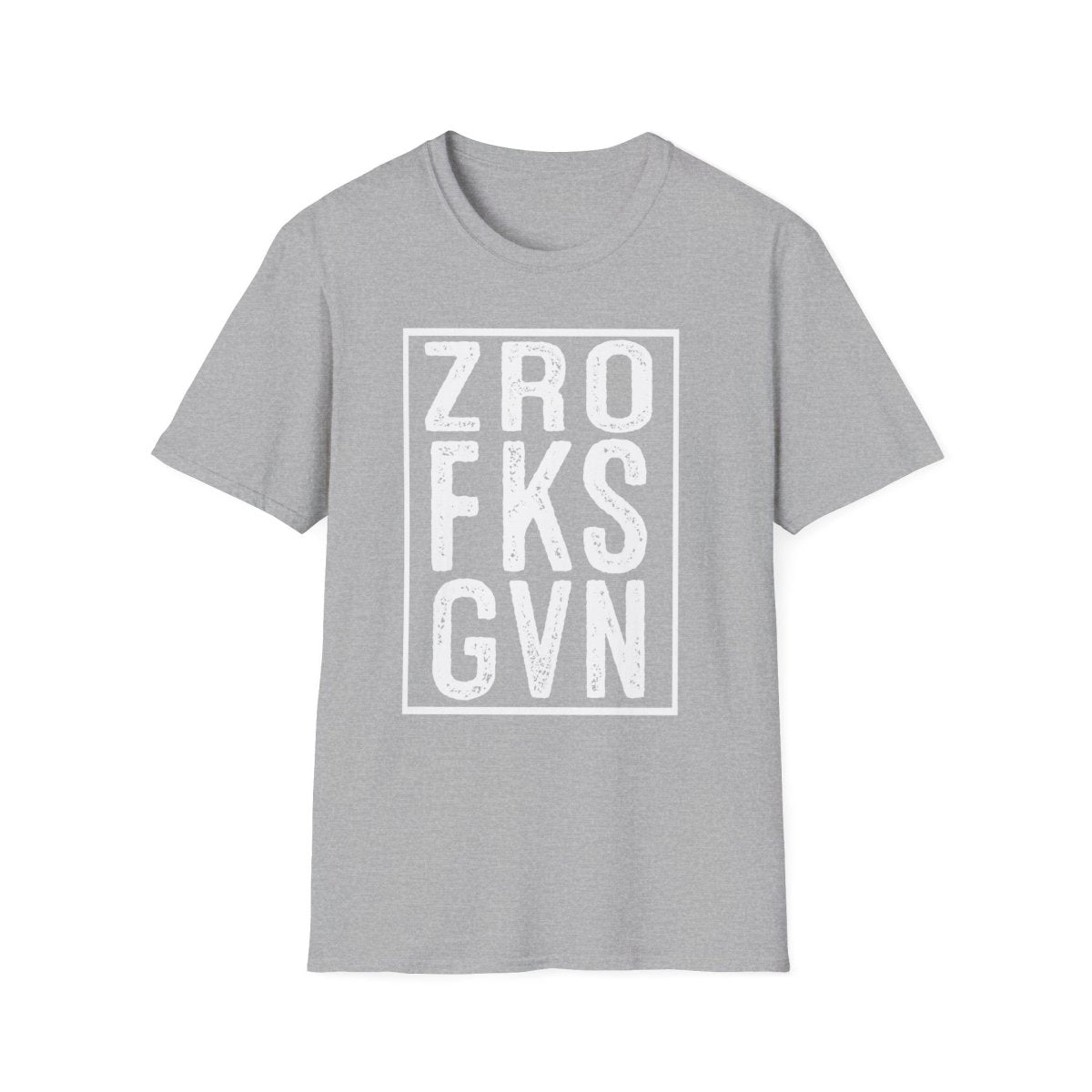 Zro Fks Gvn Unisex Softstyle T-Shirt