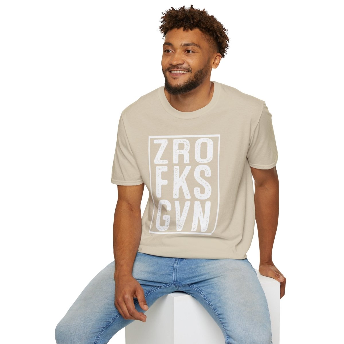 Zro Fks Gvn Unisex Softstyle T-Shirt