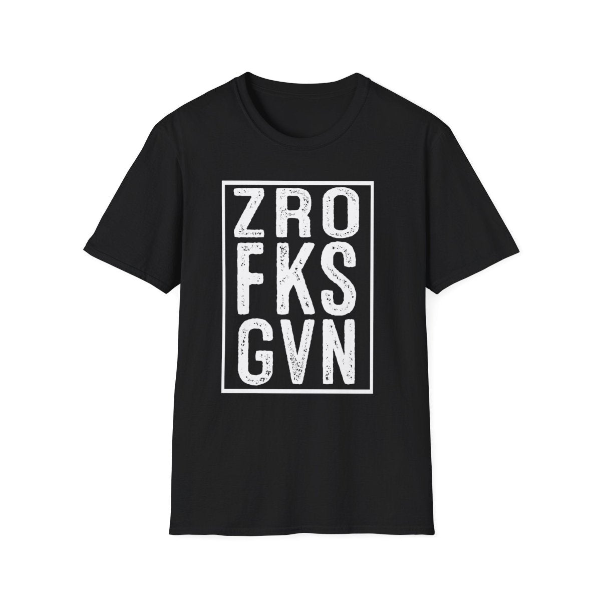 Zro Fks Gvn Unisex Softstyle T-Shirt