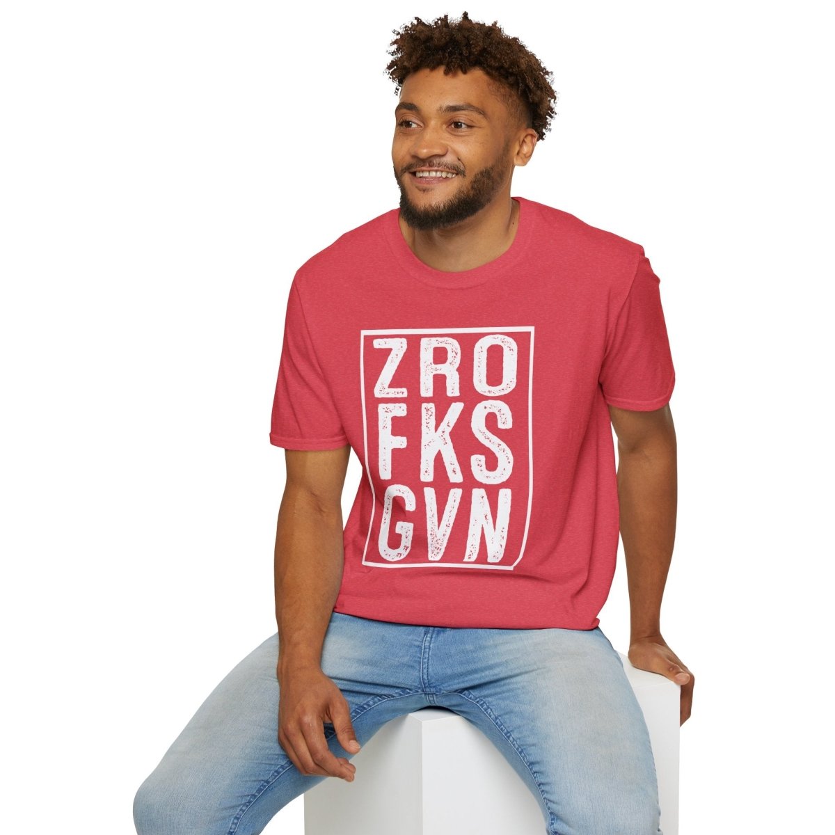 Zro Fks Gvn Unisex Softstyle T-Shirt