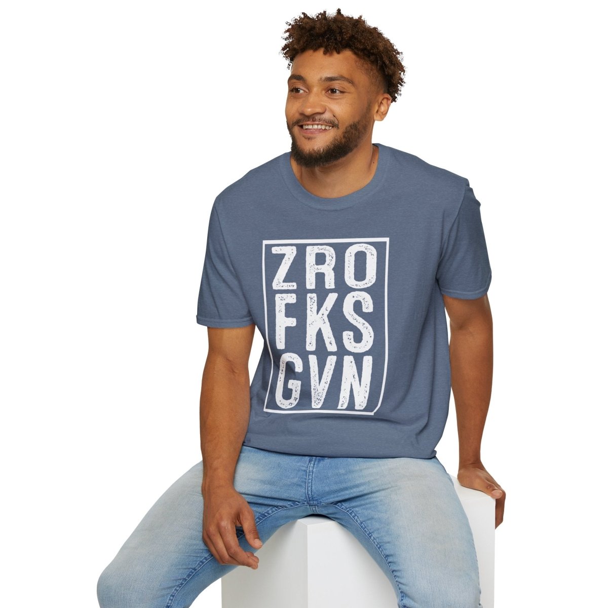 Zro Fks Gvn Unisex Softstyle T-Shirt