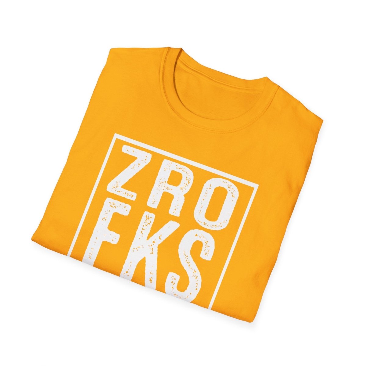 Zro Fks Gvn Unisex Softstyle T-Shirt