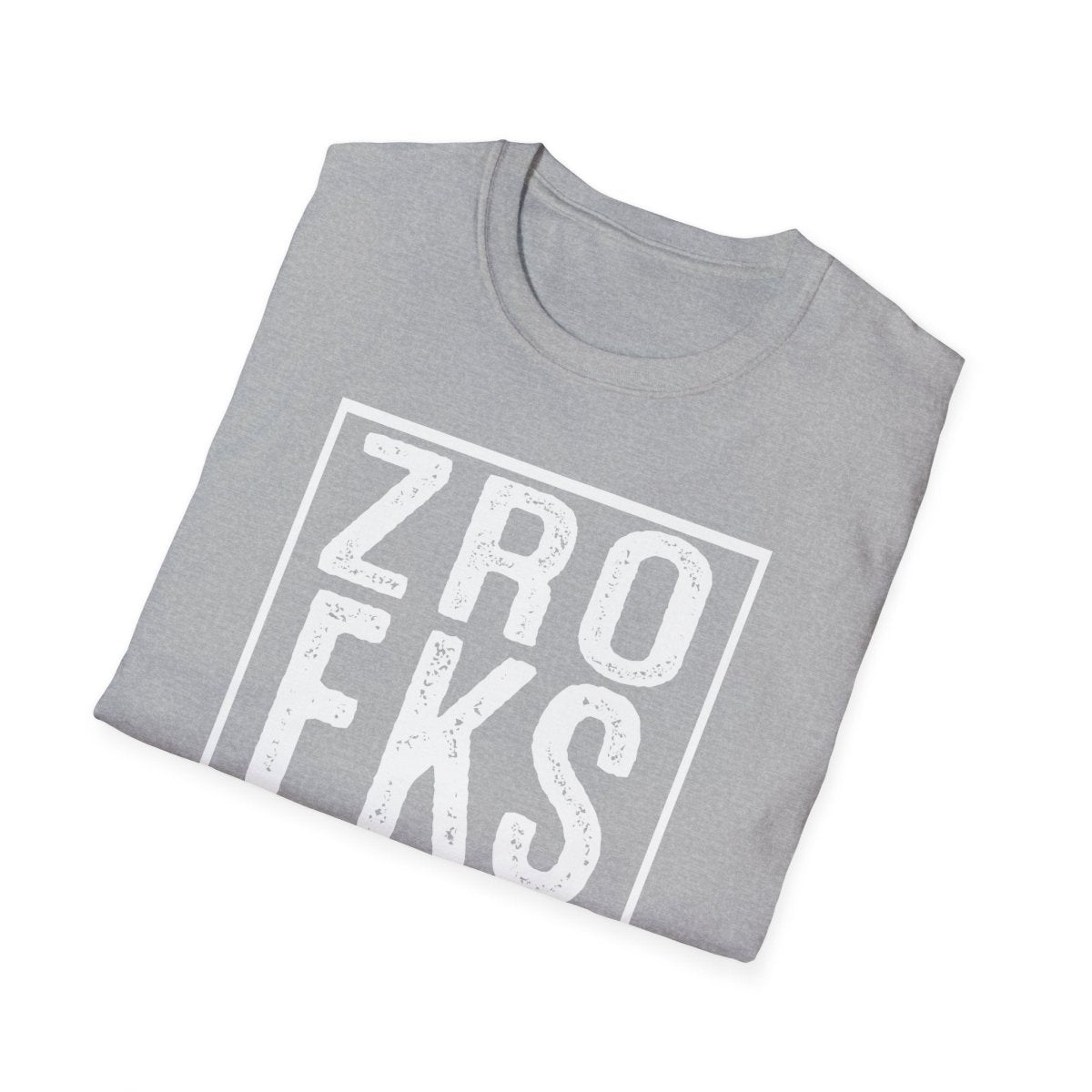 Zro Fks Gvn Unisex Softstyle T-Shirt