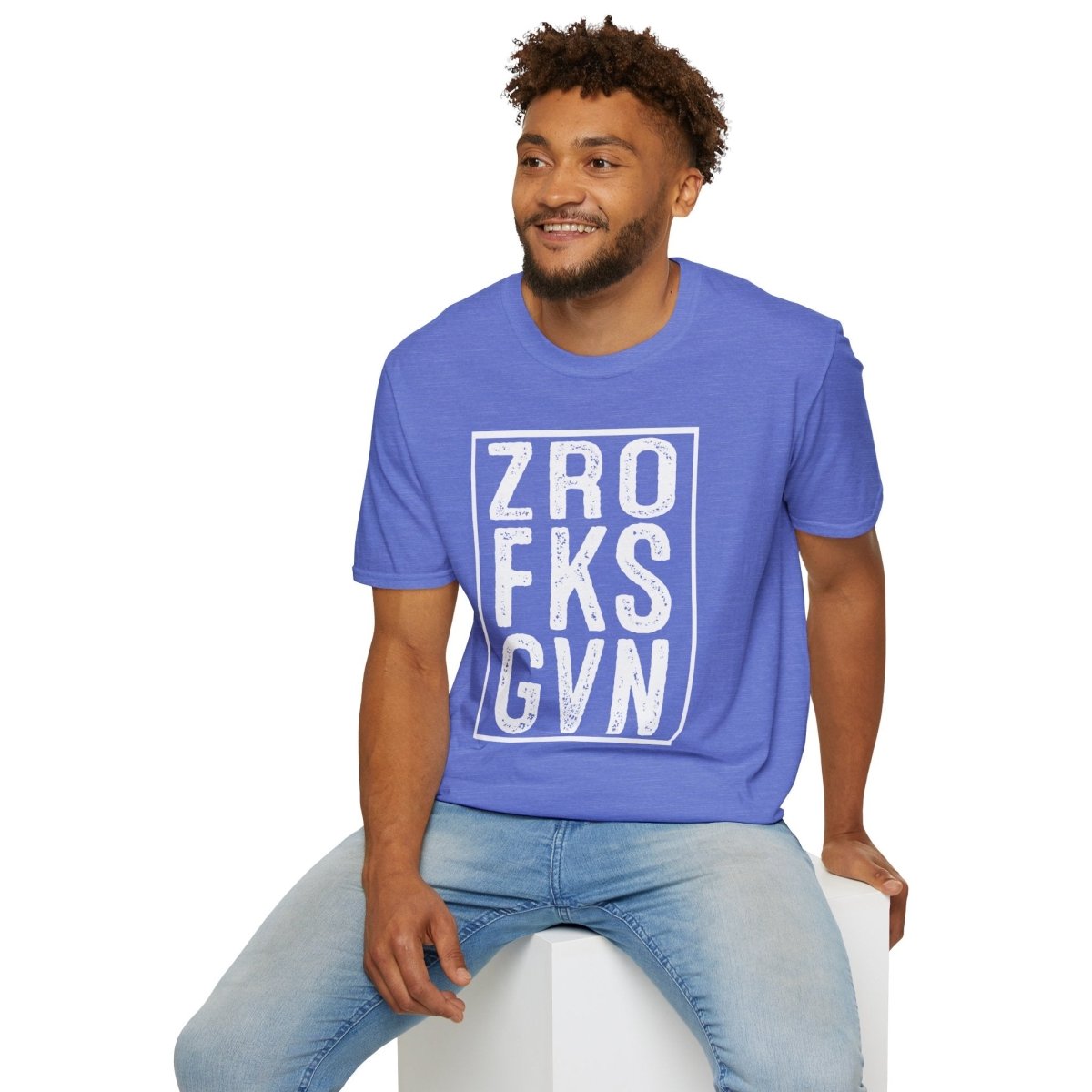 Zro Fks Gvn Unisex Softstyle T-Shirt