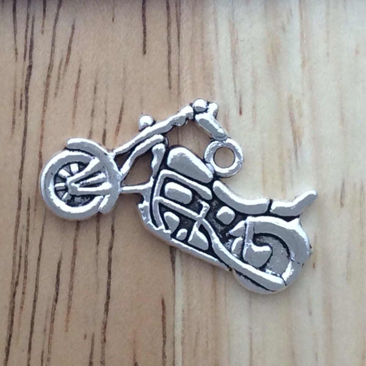 Tibetan silver Motorcycle charm