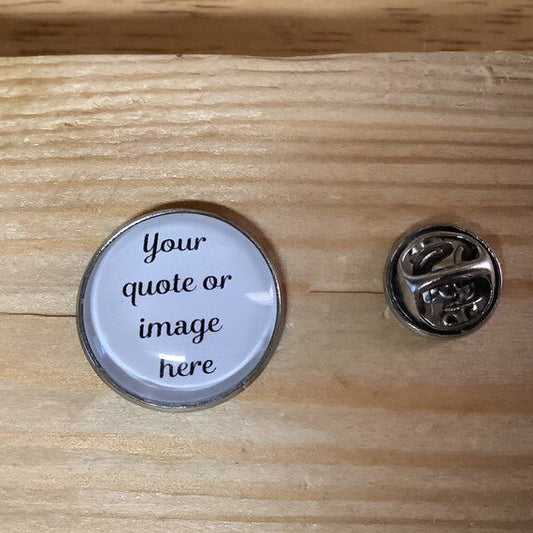 18mm Custom Photo Hat Pin - ILikeWorms