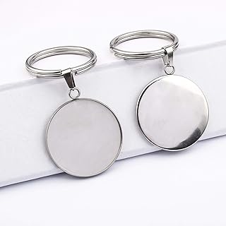 2 split ring keyring with a 25mm base - I Like Worms