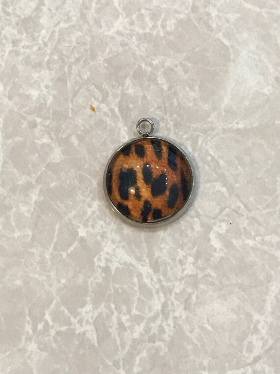 Animal Print Glass Cabochon Charms - ILikeWorms