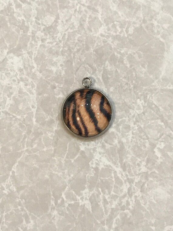 Animal Print Glass Cabochon Charms - ILikeWorms