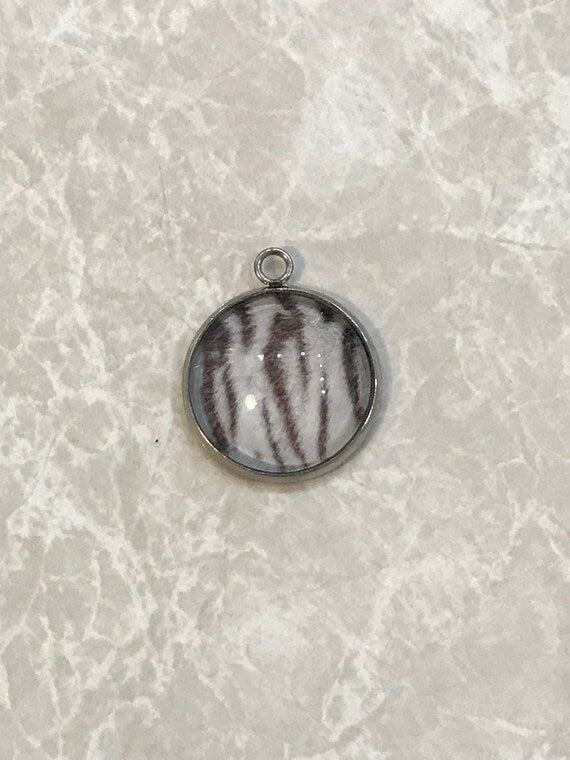 Animal Print Glass Cabochon Charms - ILikeWorms