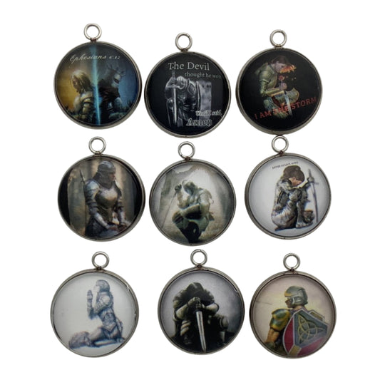 Set of 9 charms
