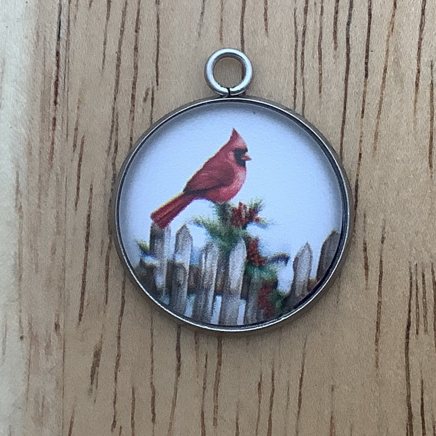 Cardinal Glass Cabochon Charms, Red Cardinal Charms for Jewelry Making - ILikeWorms