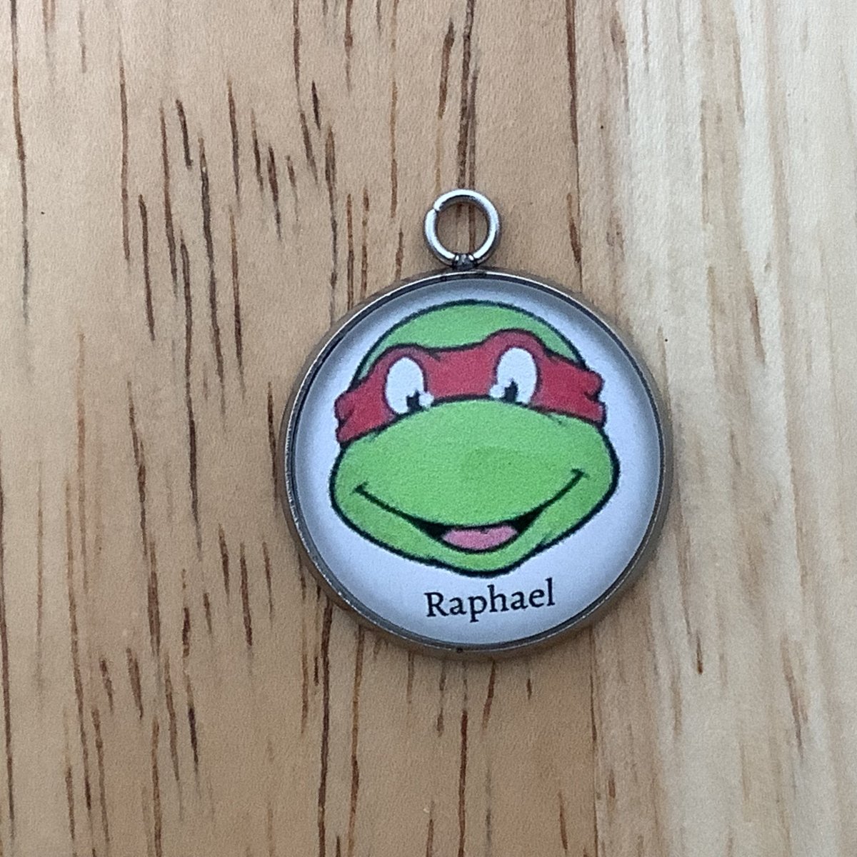 Teenage Mutant Ninja Turtle Glass Cabochon Charms, Jewelry Making Charms