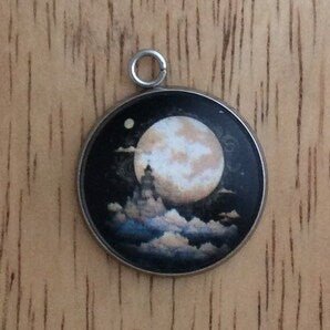 Celestial Moon Charms, Jewelry Making Charms - ILikeWorms