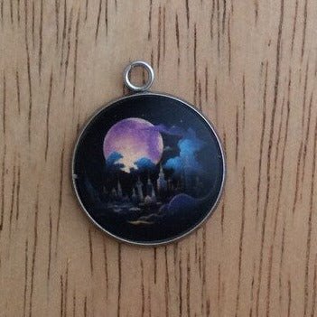 Celestial Moon Charms, Jewelry Making Charms - ILikeWorms