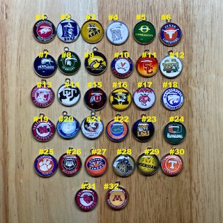 College Football Charms - ILikeWorms