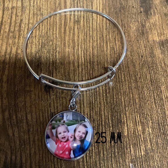 Custom Photo Adjustable Wire Bracelet - ILikeWorms