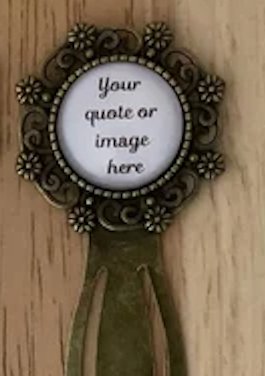 Custom Photo Book Mark, Personalized Book Mark, Inspirational Book Mark, 18MM Cabochon Photo Bookmark - ILikeWorms