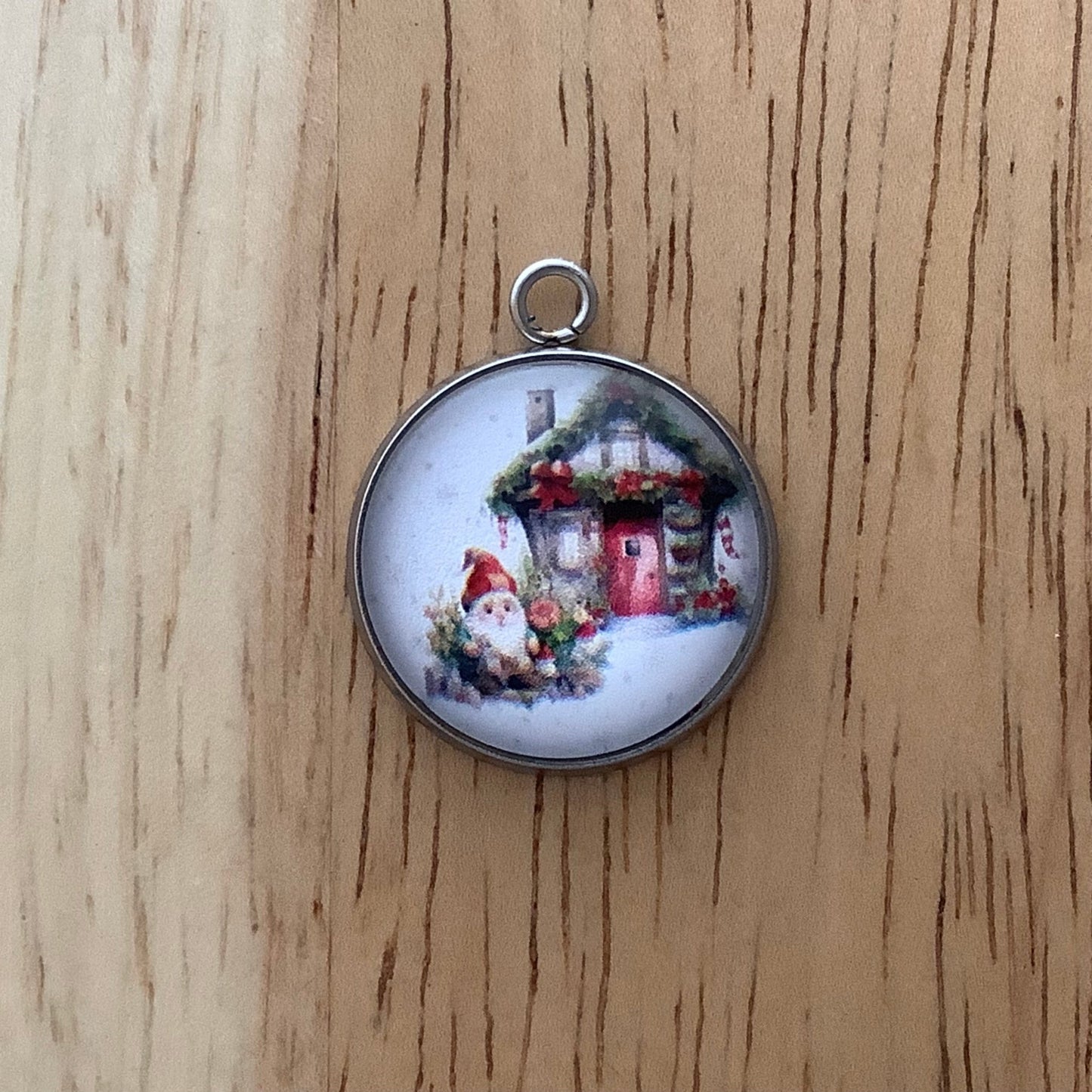 Elves Christmas Glass Cabochon Charms - ILikeWorms