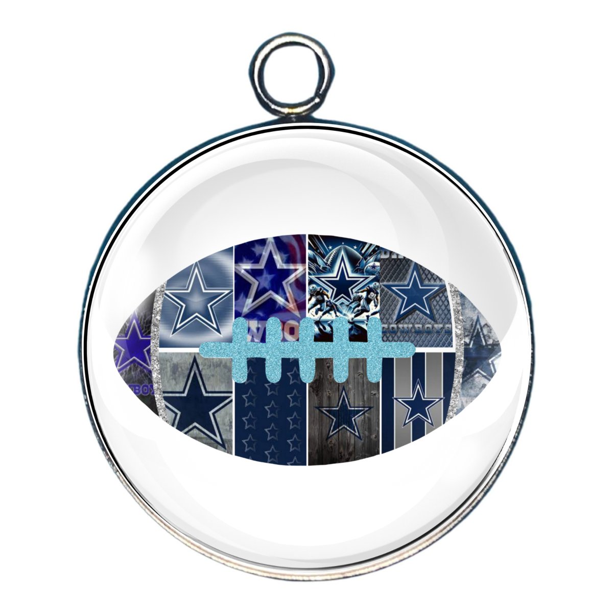 Charm depicting  various team logos