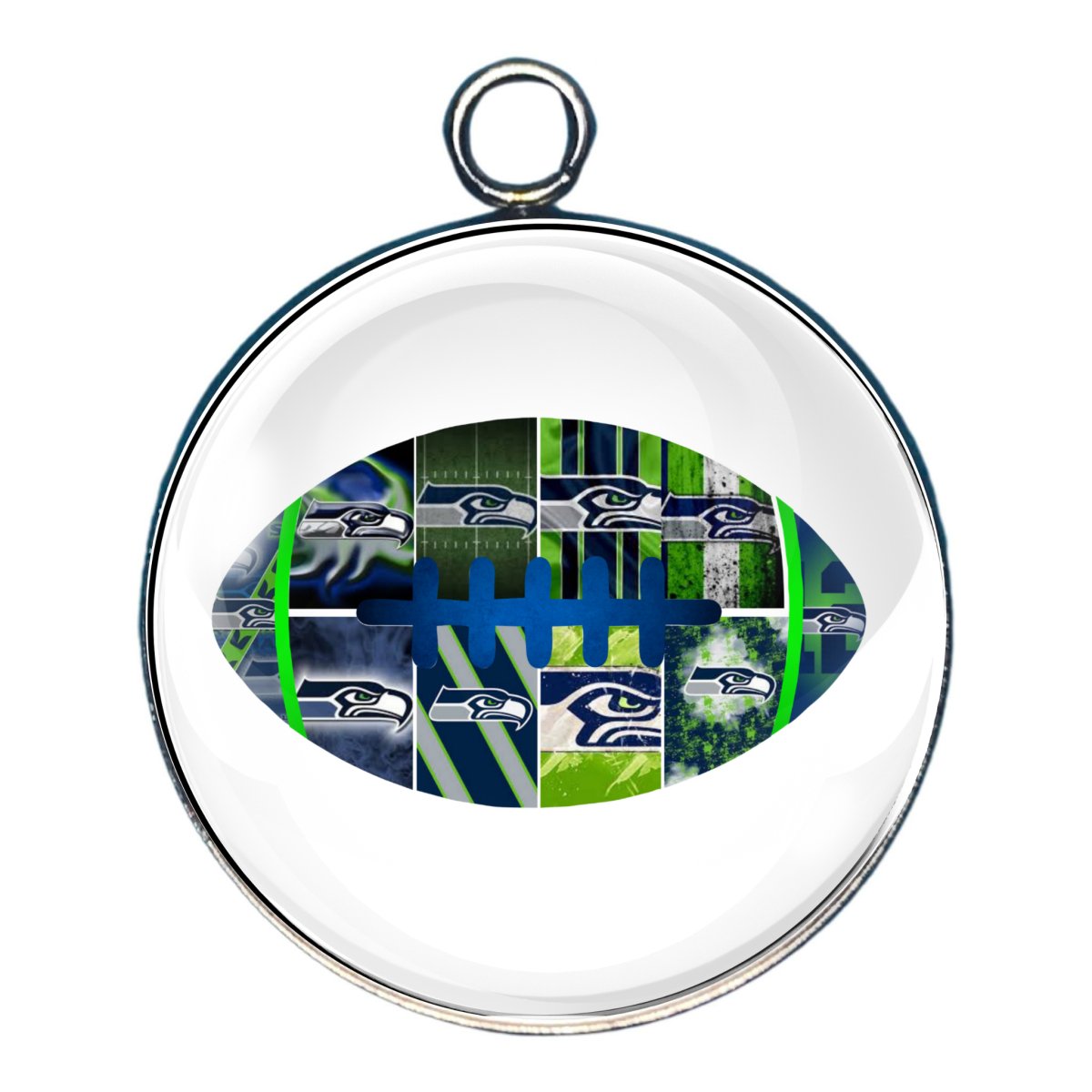 Charm depicting  various team logos