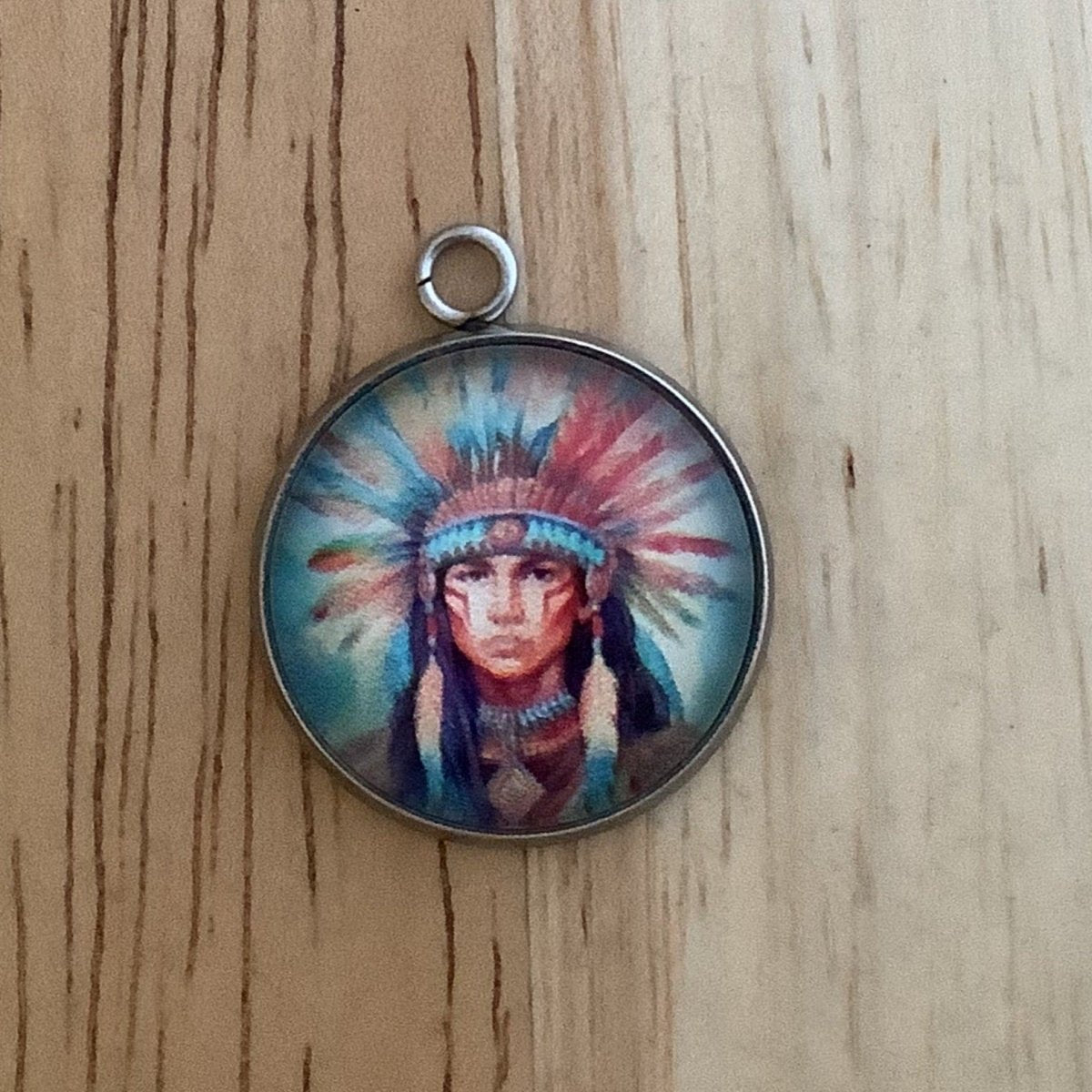 young warrior with a headdress
