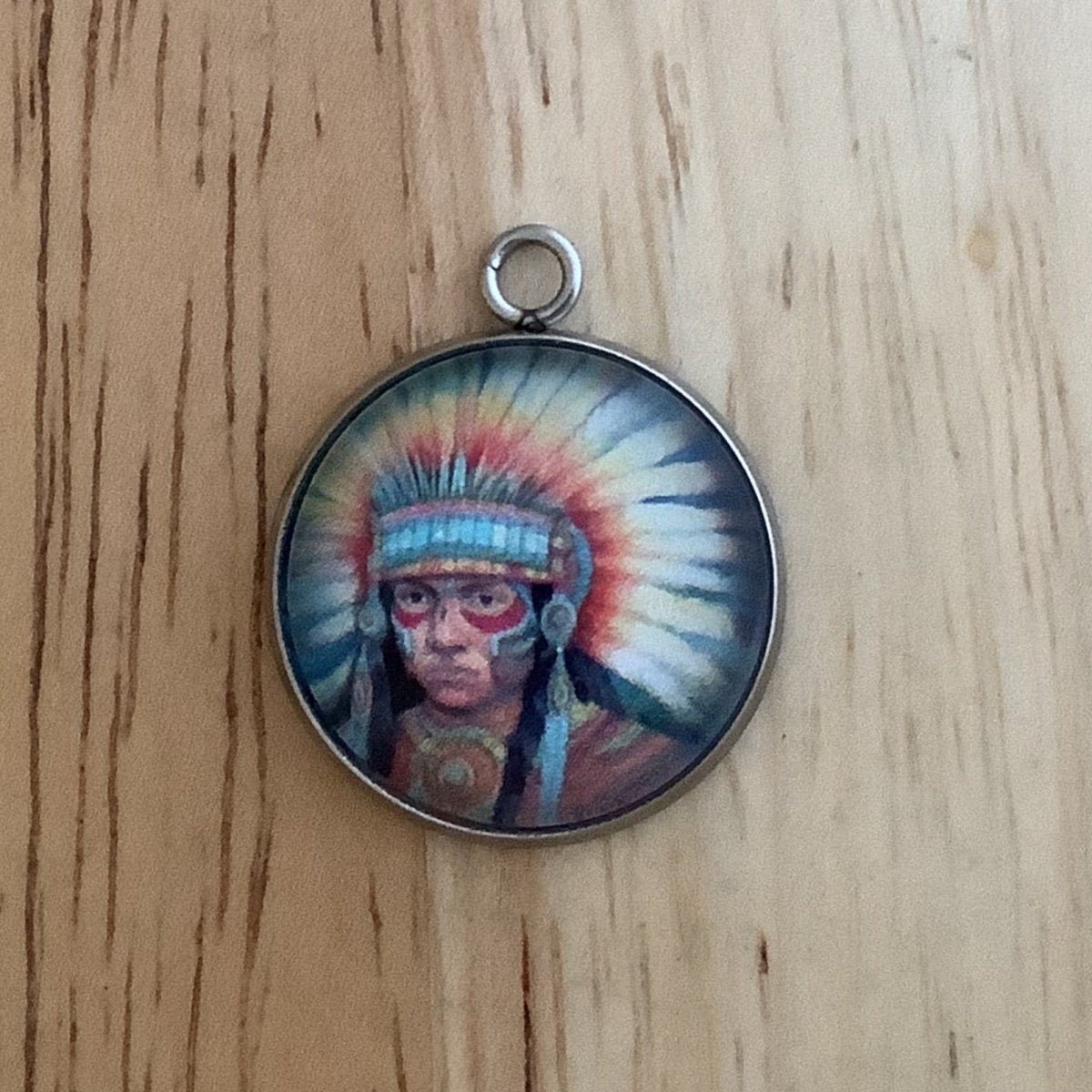 young warrior in a headdress