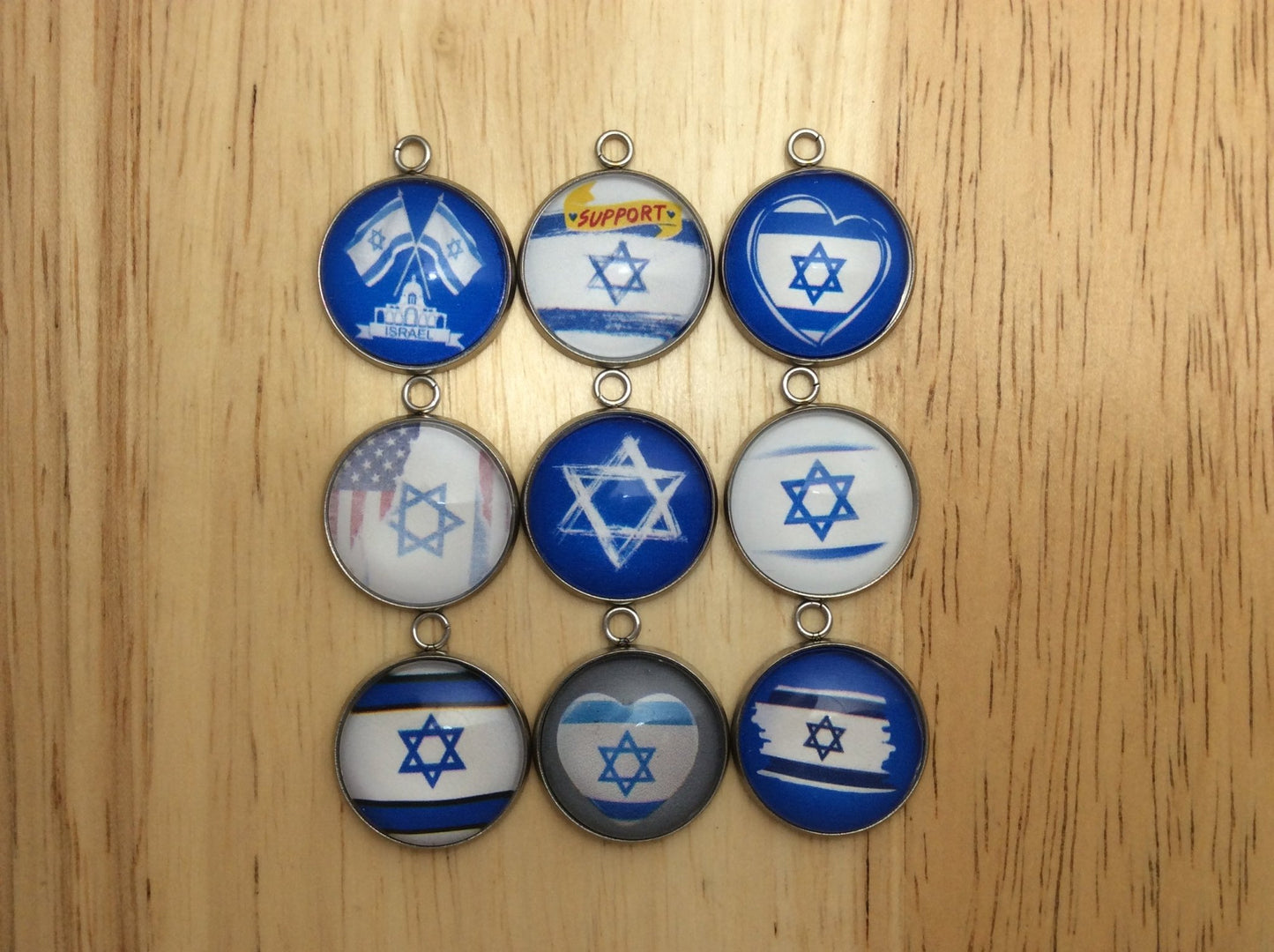 Israel Charms for Making Crafts and Jewelry - ILikeWorms