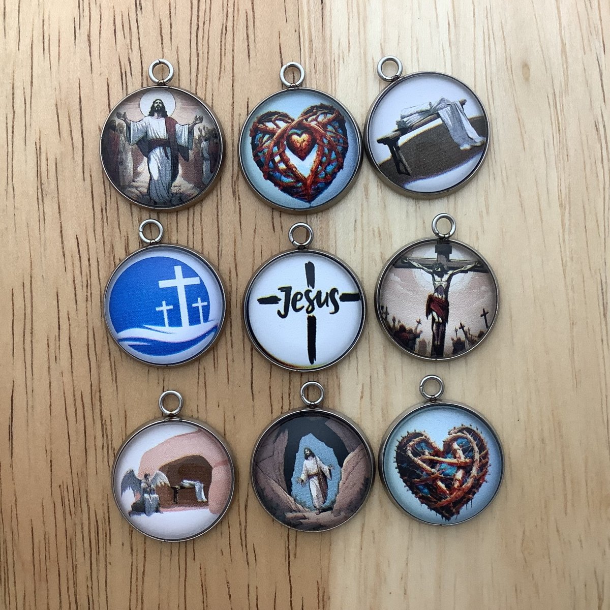 Jesus Lives Charms, Jewelry Making Charms
