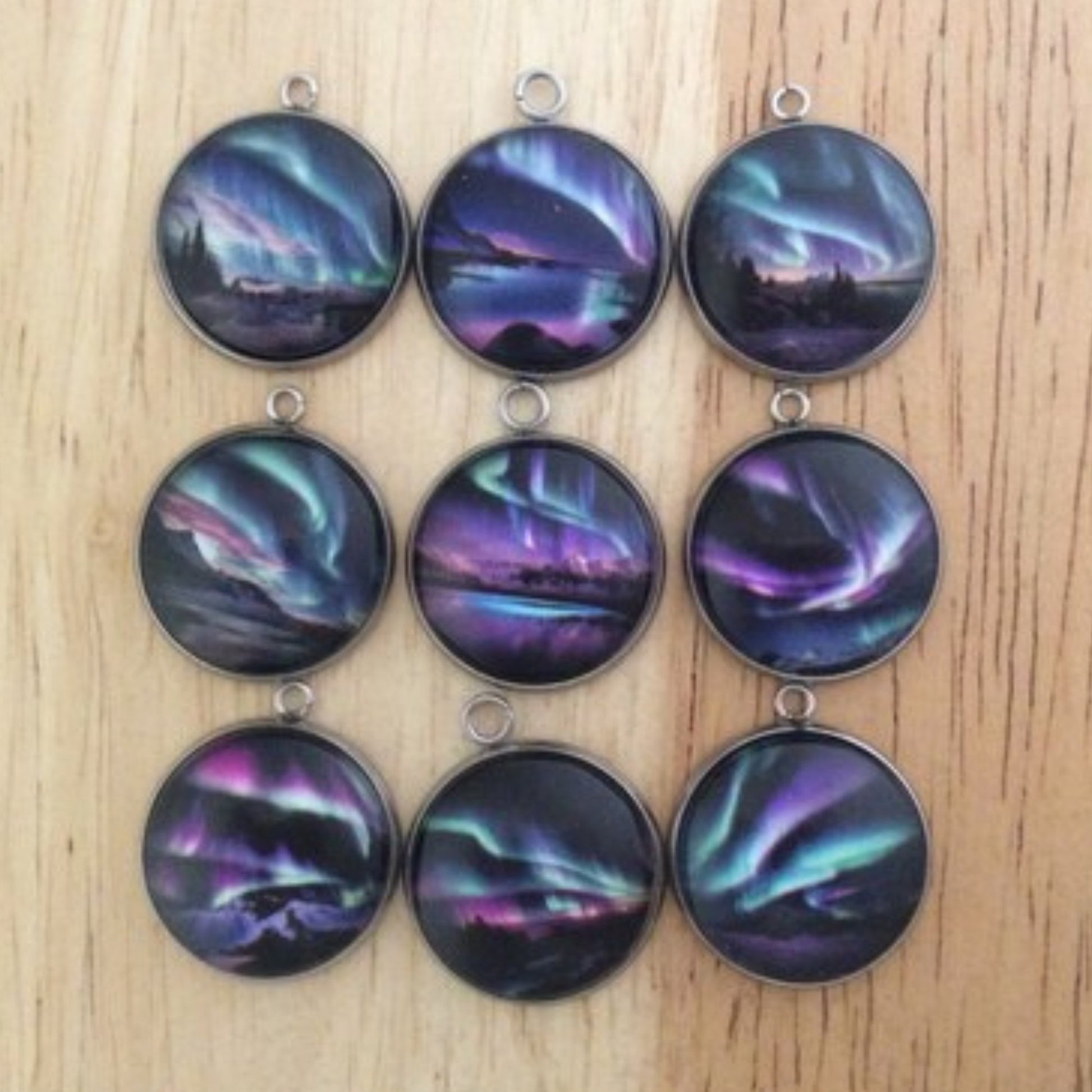 Northern Lights Charms, Jewelry Making Charms - ILikeWorms