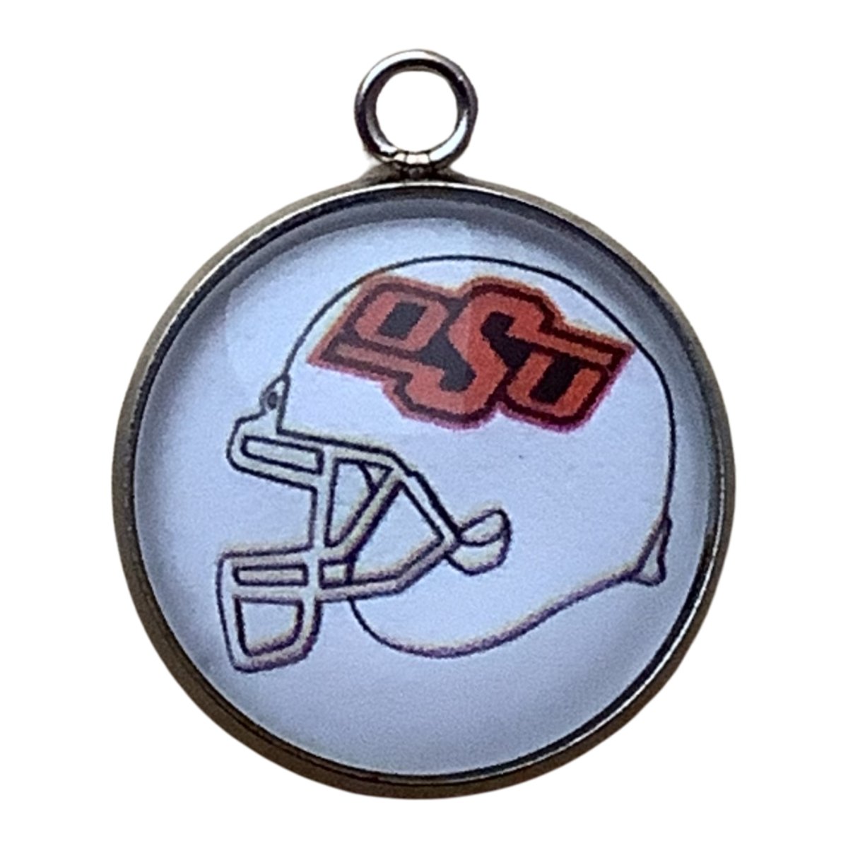 OSU logo on  a helmet - charm