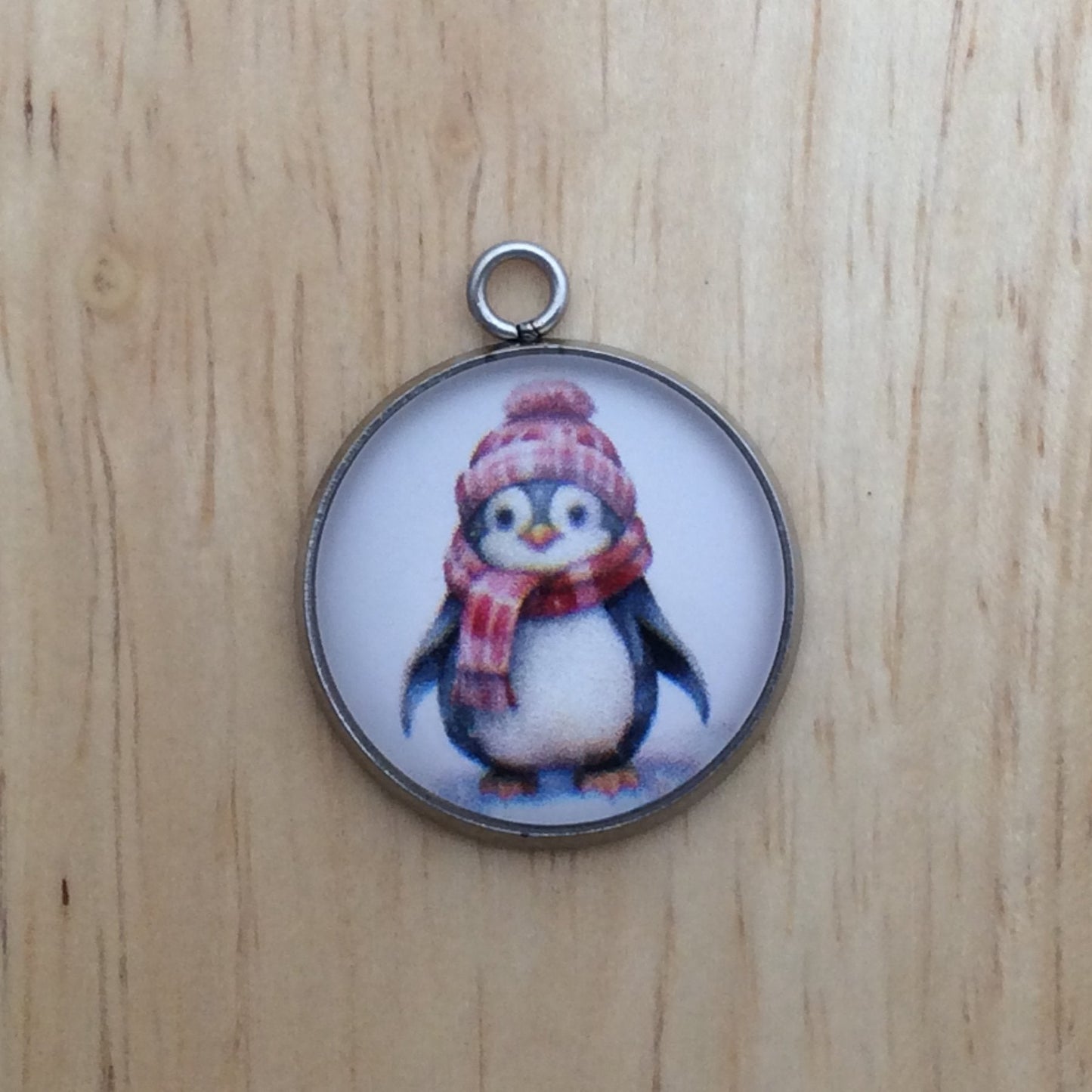 Penguin Glass Cabochon Charms - ILikeWorms