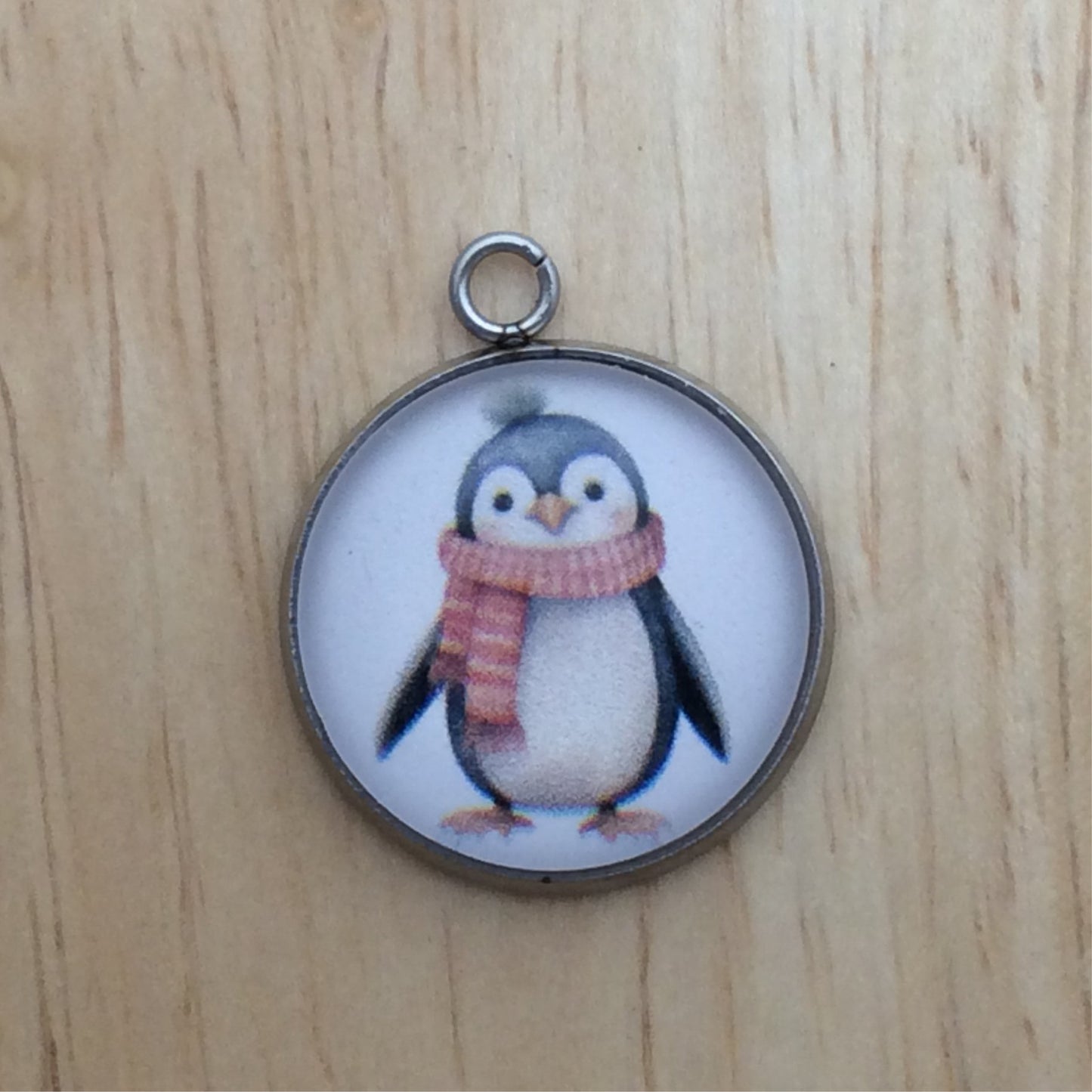 Penguin Glass Cabochon Charms - ILikeWorms