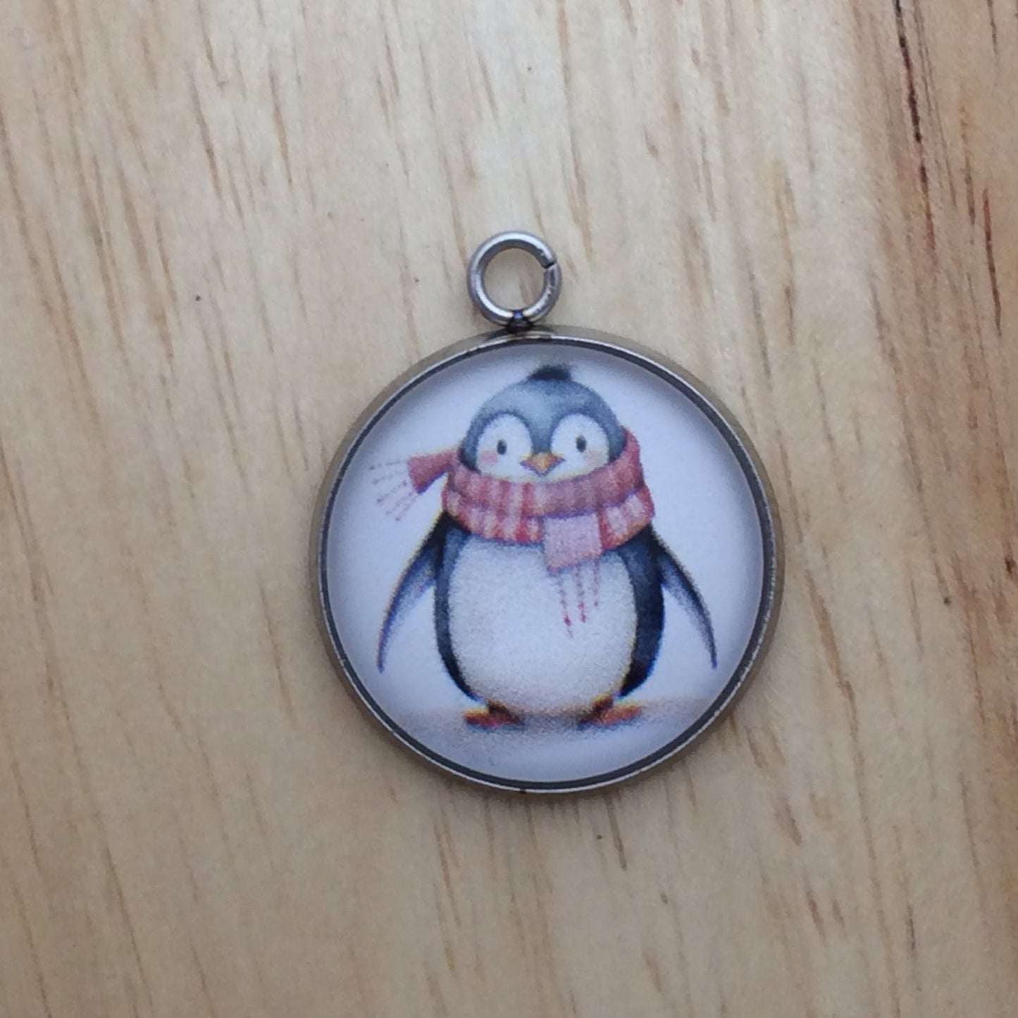 Penguin Glass Cabochon Charms - ILikeWorms