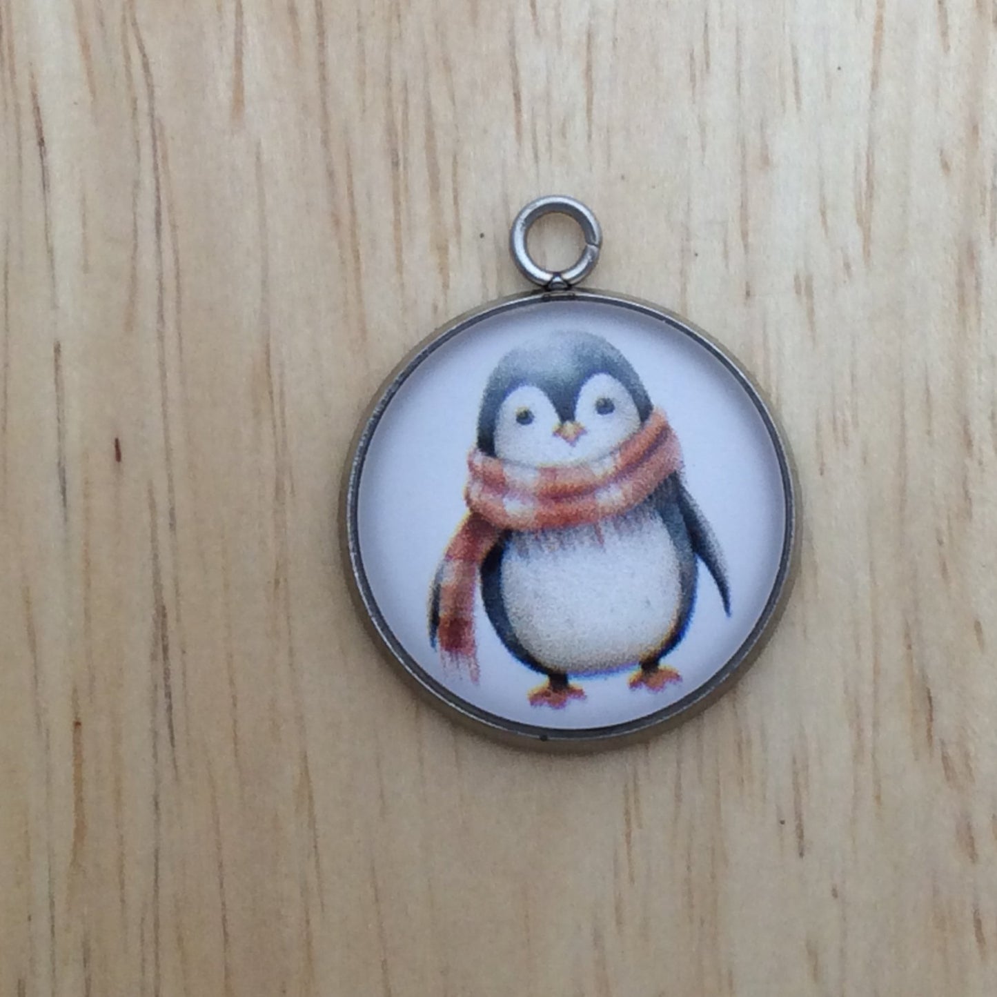 Penguin Glass Cabochon Charms - ILikeWorms