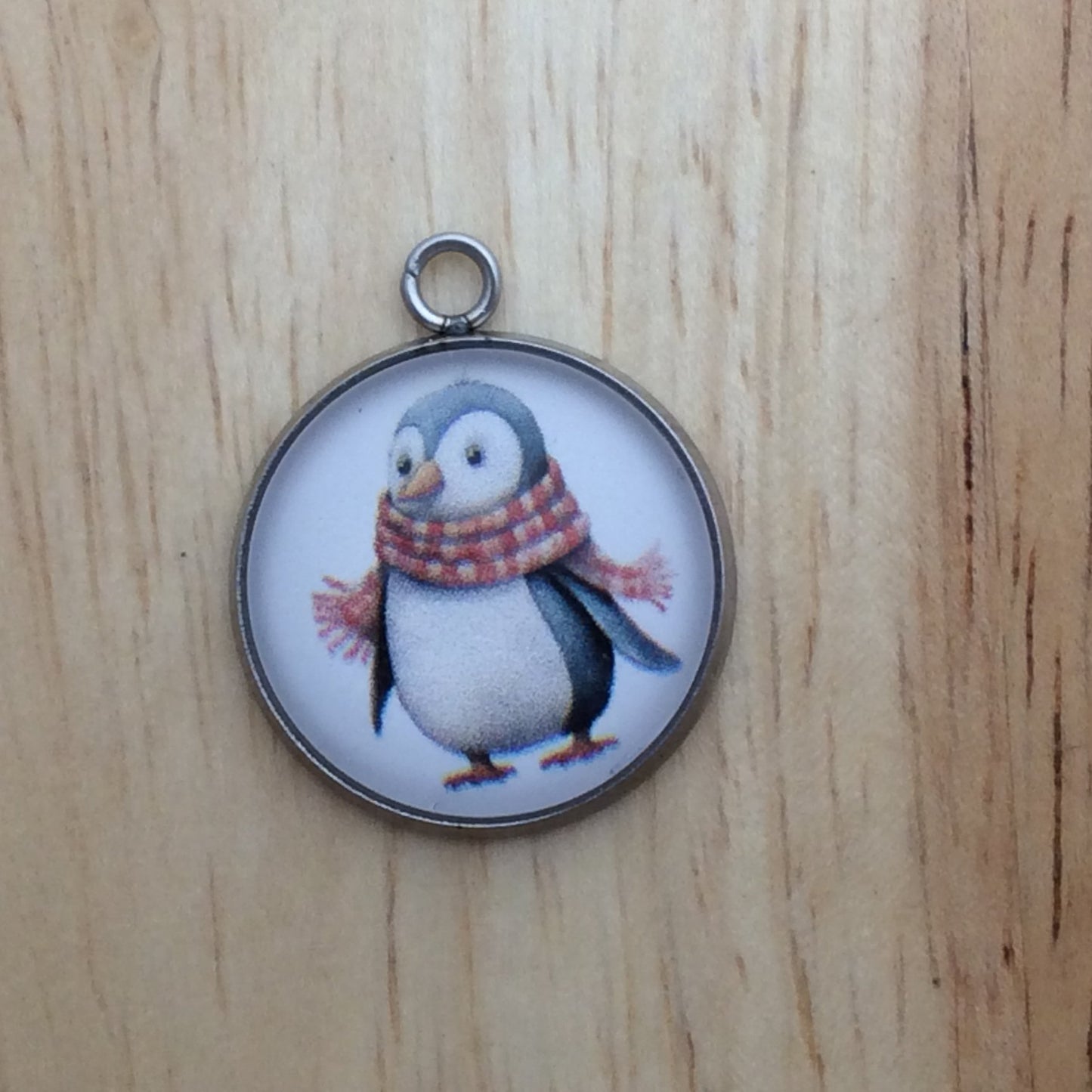 Penguin Glass Cabochon Charms - ILikeWorms