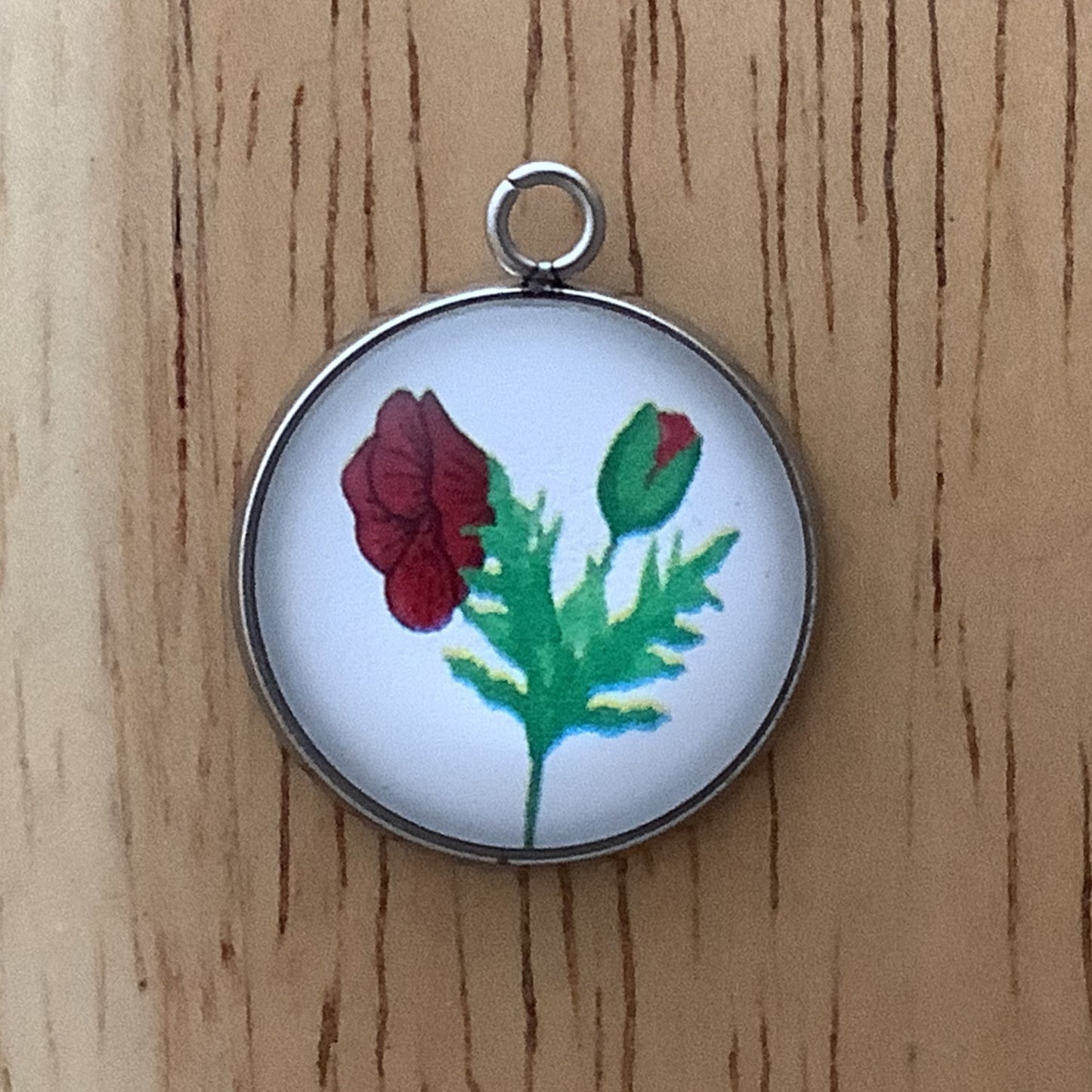 Poppy Flower Charms, November 11th, Day of Remembrance Charms - ILikeWorms