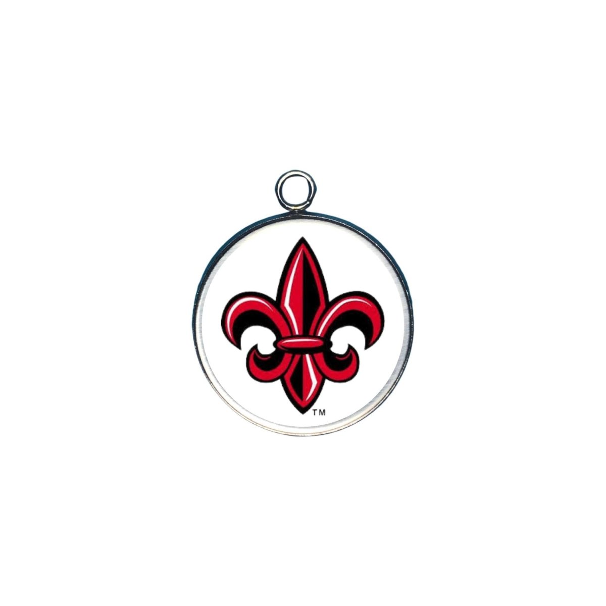 ragin cajun glass cabochon charm