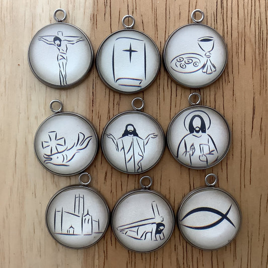 Religous Symbol Charms, Christian Faith Charms - ILikeWorms