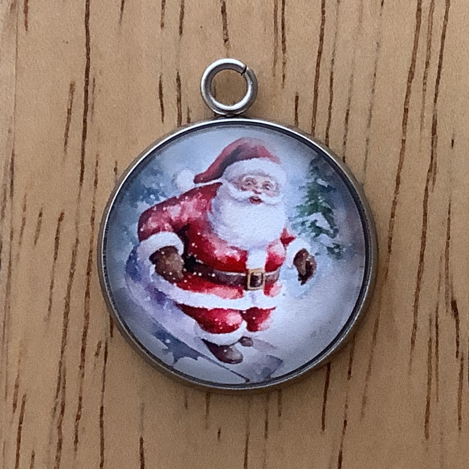 Santa playing in the Snow Charms - ILikeWorms