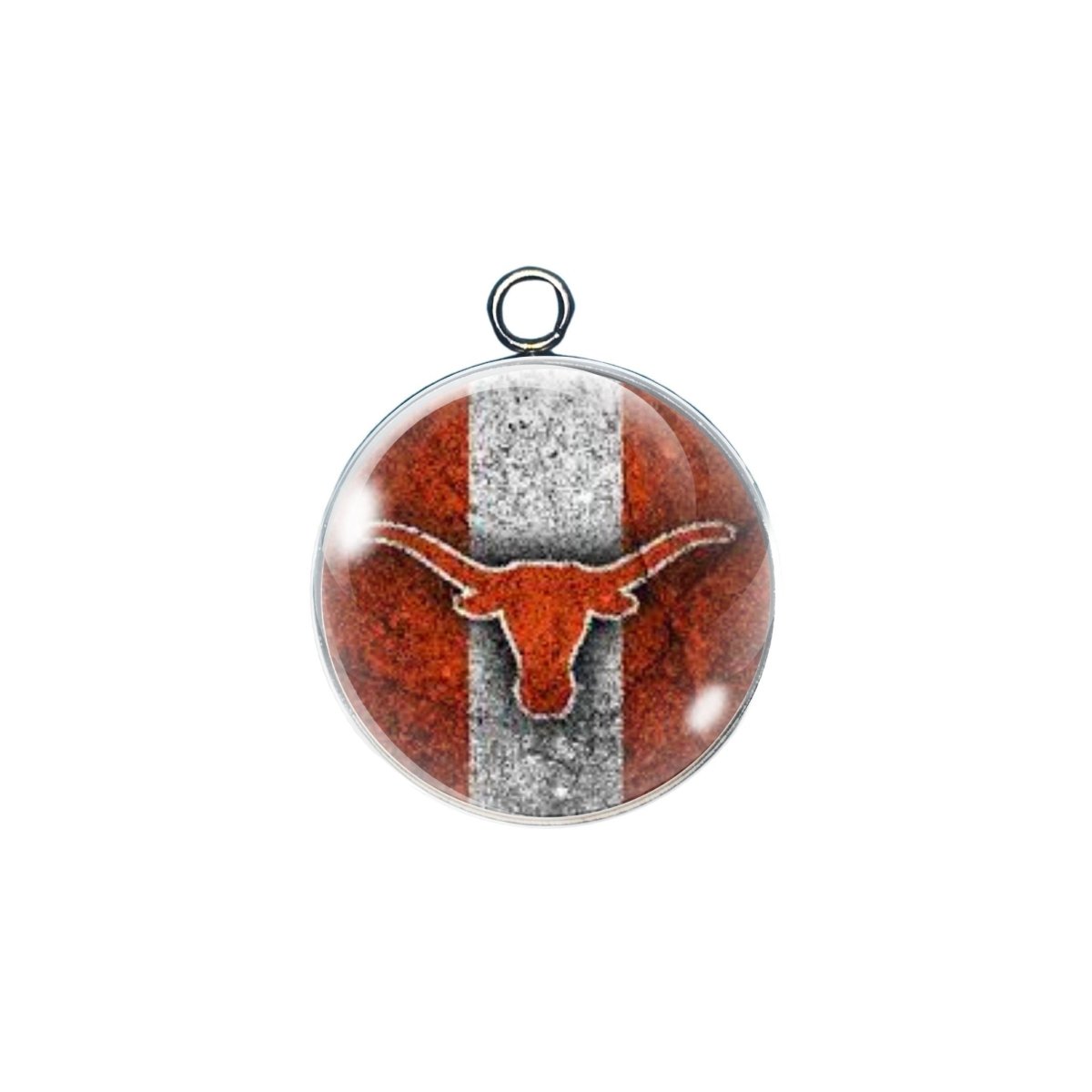 Texas Longhorns Glass Cabochon Charms