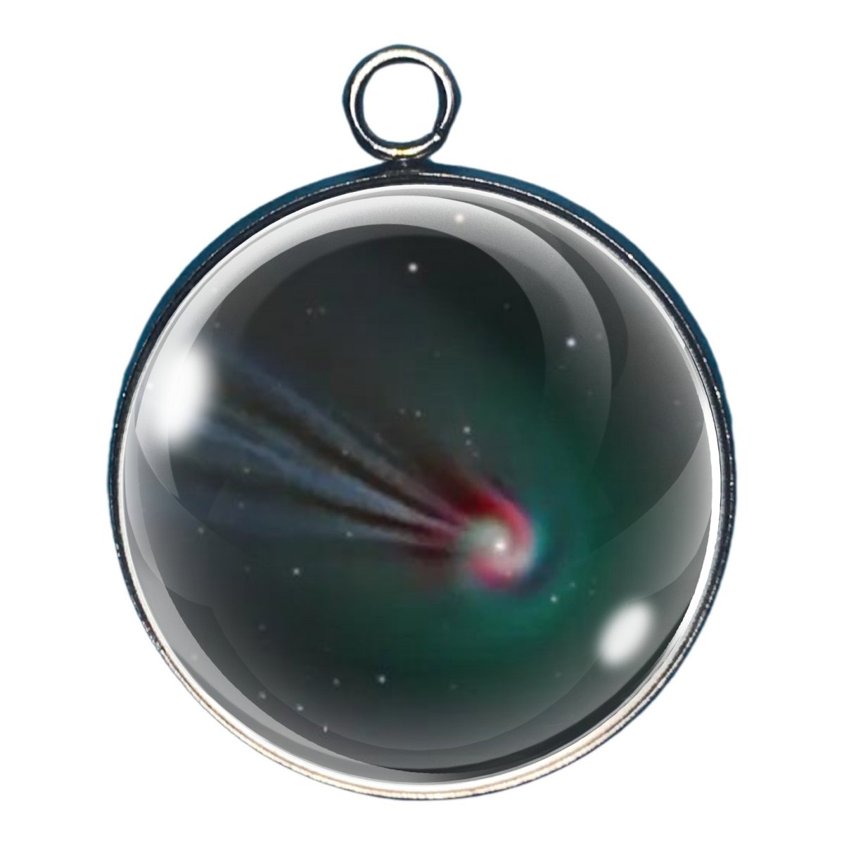 The Devil's Comet Glass Cabochon Charms, Jewelry Charms