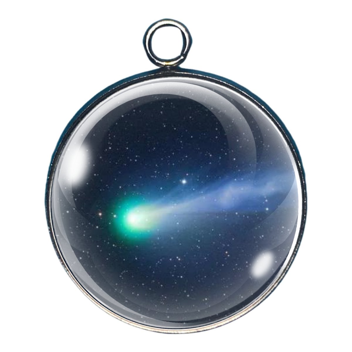 The Devil's Comet Glass Cabochon Charms, Jewelry Charms