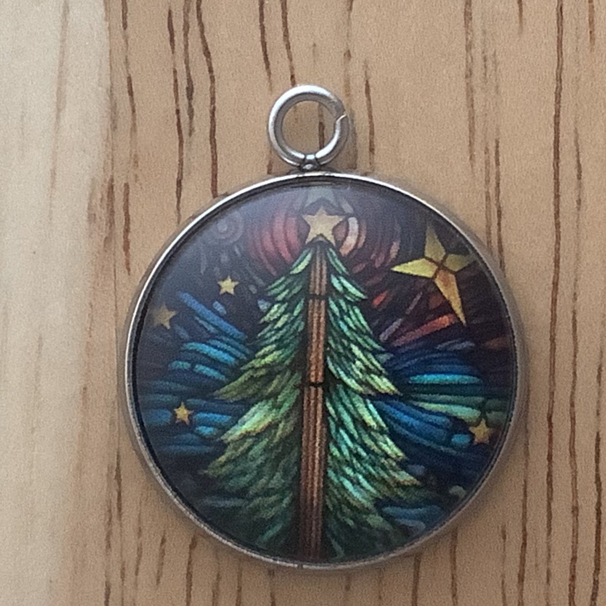 Trees and Snowmen Charms, Winter scene charms - ILikeWorms